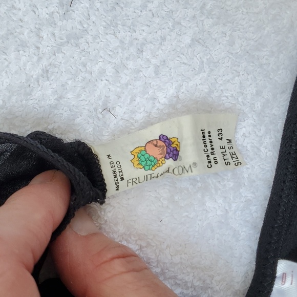 Two black panty set 1 thong and 1 with lace details - Picture 8 of 10